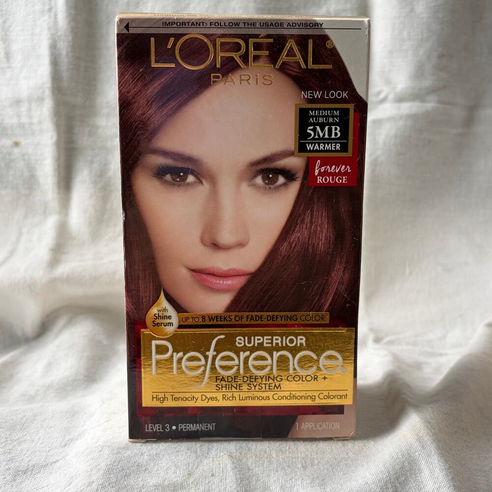 LOreal Superior Preference 5MB Medium Auburn Forever Rouge Permanent Hair Color